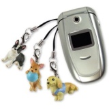 Chihuahua dog cell phone charm