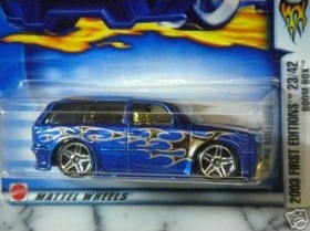 Mattel Hot Wheels 2003 First Editions 1:64 Scale Blue Boom Box Blazer Die Cast Car #035