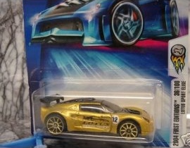 Mattel Hot Wheels 2004 First Editions 1:64 Scale Gold Lotus Sport Elise Die Cast Car #036