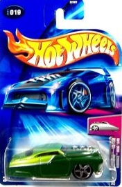 Mattel Hot Wheels 2004 First Editions 1:64 Scale Green 1949 Hardnoze Merc Die Cast Car #019