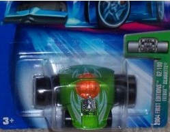 Mattel Hot Wheels 2004 First Editions 1:64 Scale Green Fatbax Silhouette Die Cast Car #062