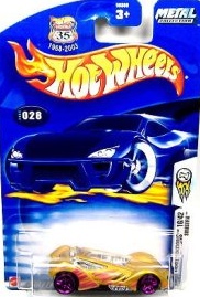 Mattel Hot Wheels 2003 First Editions 1:64 Scale Orange Sinistra Die Cast Car #028