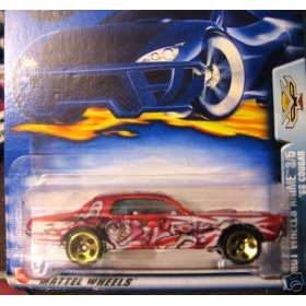 Mattel Hot Wheels 2003 1:64 Scale Red 1968 Cougar Anime 3/5 Die Cast Car #072