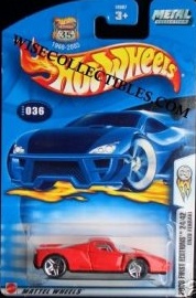 Mattel Hot Wheels 2003 First Editions 1:64 Scale Red Enzo Ferrari Die Cast Car #036