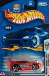 Mattel Hot Wheels 2003 First Editions 1:64 Scale Red Mitsubishi Eclipse Die Cast Car #054