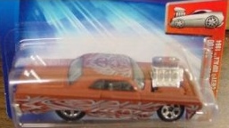 Mattel Hot Wheels 2004 First Editions 1:64 Scale Rusty Brown Tooned 1964 Chevy Impala Die Cast Car #033