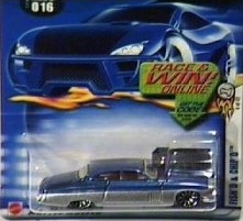 Mattel Hot Wheels 2003 First Editions 1:64 Scale Silver & Blue Fish'd & Chip'd Die Cast Car #016