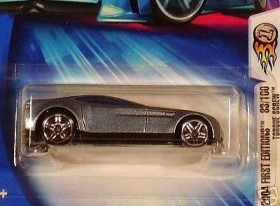 Mattel Hot Wheels 2004 First Editions 1:64 Scale Silver Torque Screw Die Cast Car #083