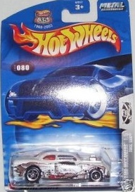 Mattel Hot Wheels 2003 1:64 Scale White Boulevard Buccaneers 1/5 Shoe Box Die Cast Car #080