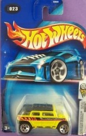 Mattel Hot Wheels 2004 First Editions 1:64 Scale Yellow Rockster Die Cast Car #023