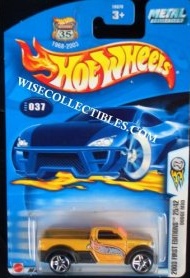 Mattel Hot Wheels 2003 First Editions 1:64 Scale Orange Dodge M80 Die Cast Truck #037