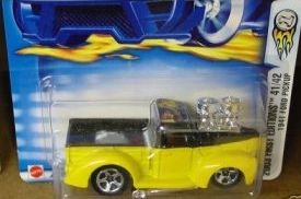 Mattel Hot Wheels 2003 First Editions 1:64 Scale Yellow 1941 Ford Pickup Die Cast Truck #053
