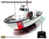 Large 18 1/2 49 MHz U.S. Coast Guard Motor Life Boat Radio Controlled Boat with Figures