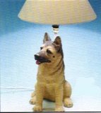German Shepherd Table Lamp